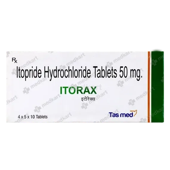 itorax 50mg tablet 10's